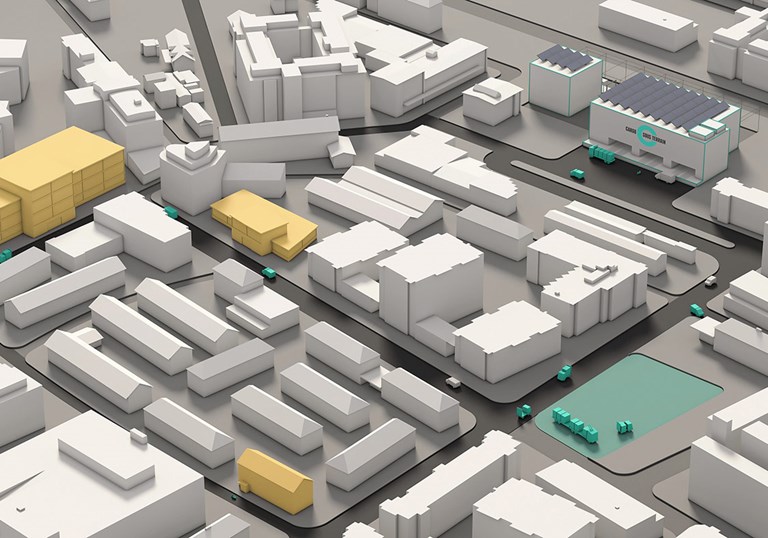 3D Simulation 6 Lift City Logistik